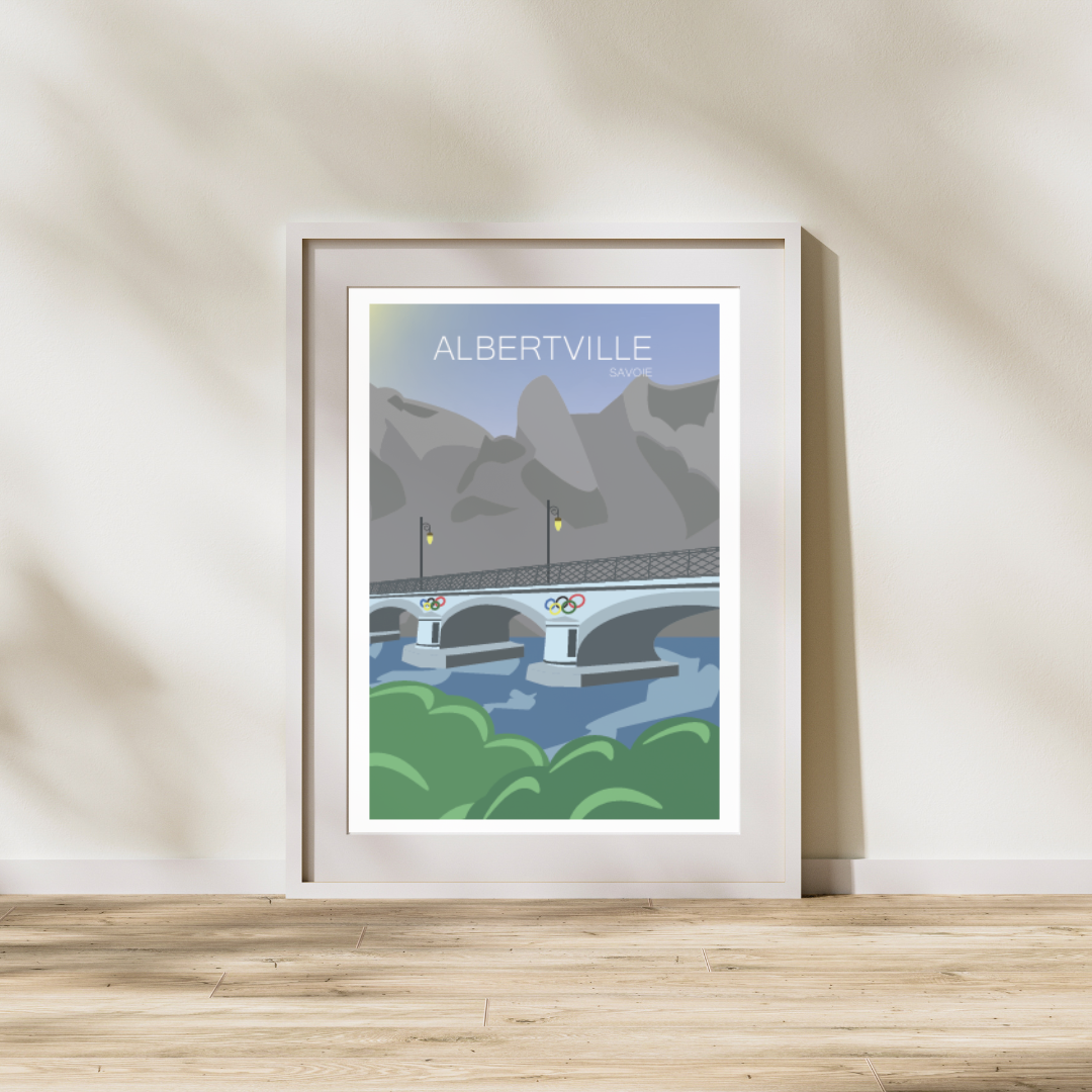 Affiche ville d'Albertville