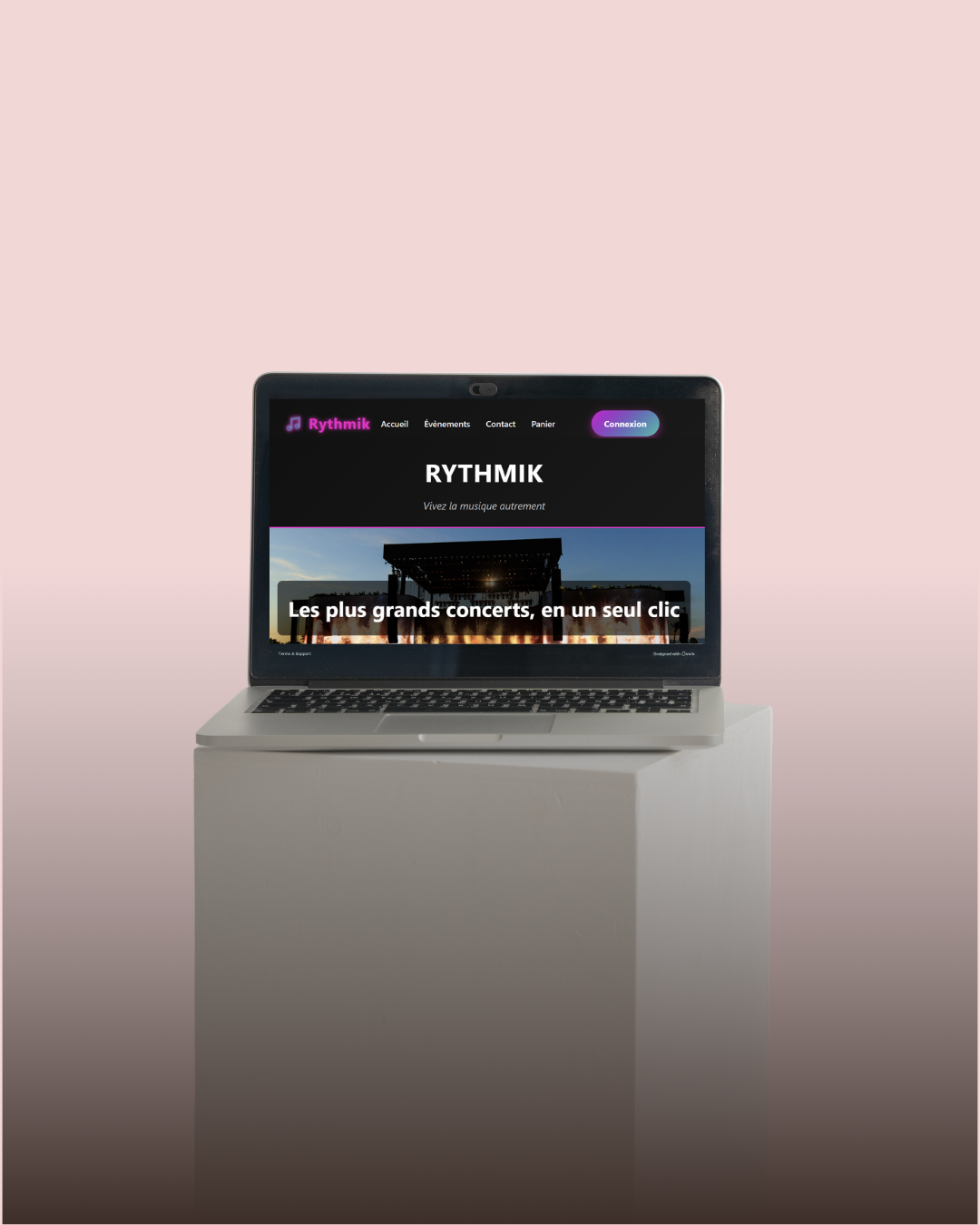 Site evenmentiel fictif